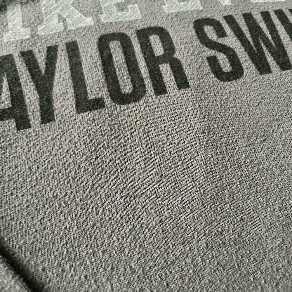 Gray Long Sleeve Taylor Swift Shirt - Picture 4 of 5